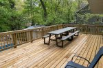 Large deck perfect for entertaining